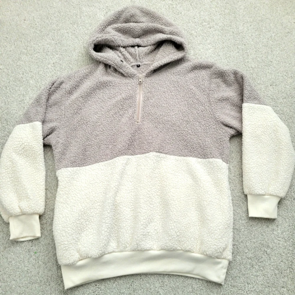 ✨Woman's Oversize Fleece Hoodie Pullover Sweatshirt✨ - Picture 1 of 5